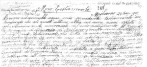 testamento olografo: esempio